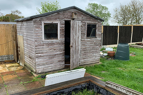 old shed removal kent