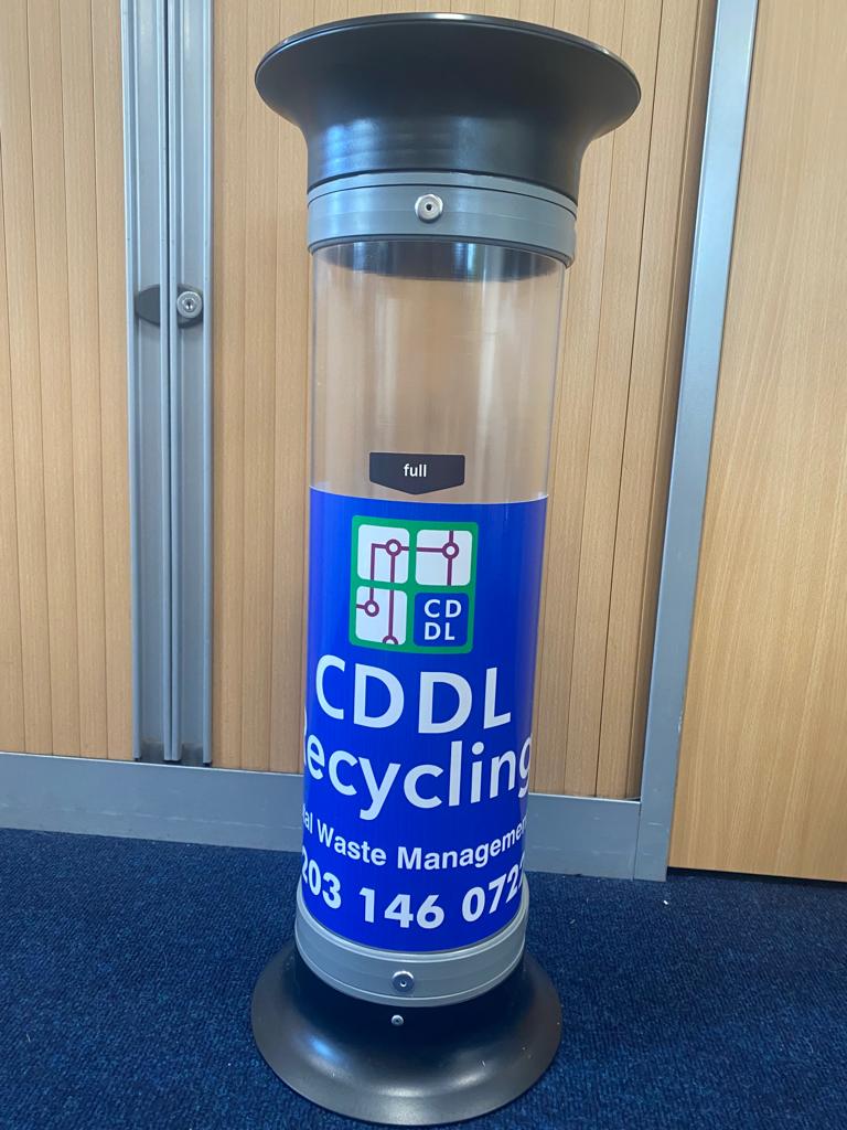 Battery Bin 10ltr | battery waste collection from CDDL Recycling