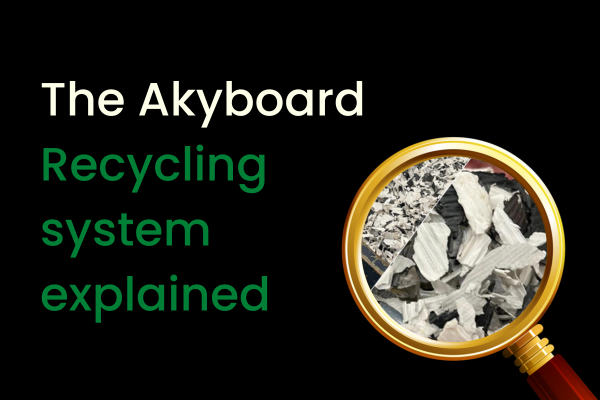 The Akyboard Recycling System Explained
